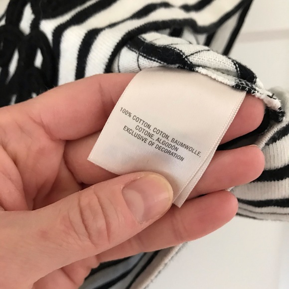 Anthropologie Postmark Stripe Filigree Tunic Dress - Picture 9 of 9